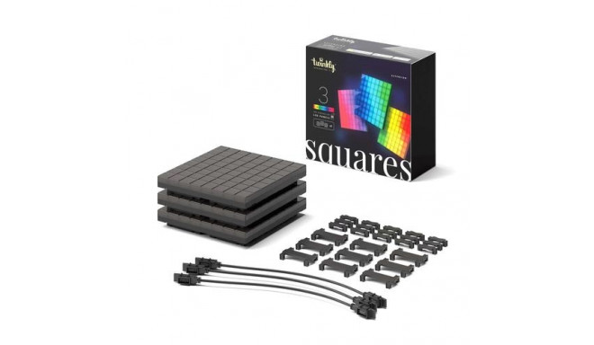 Twinkly Squares Extension Kit Smart lighting kit Black Wi-Fi/Bluetooth