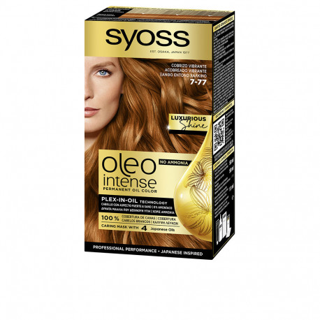 SYOSS OLEO INTENSE tinte sin amoniaco #7-77-cobrizo vibrante 5 u