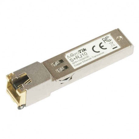 Mitmemoodiline SFP Fiibermoodul Mikrotik S+RJ10 10000 Mbit/s
