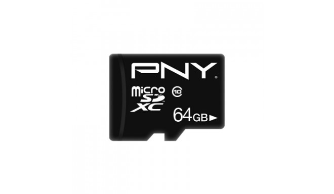 PNY mälukaart microSDXC 64GB (P-SDU64G10PPL-GE)
