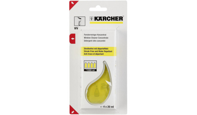Kärcher glass cleaner concentrate 4x20ml