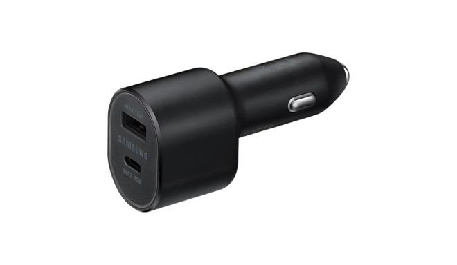 Autolaadija 60W Dual (adapter USB-C 45W + USB 15W, USB-C  USB-C kaabel 1m), Super Fast Charging 2