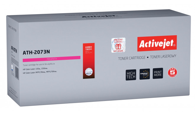 Activejet ATH-2073N toner (replacement for HP 117A 2073A; Supreme; 700 pages; magenta)