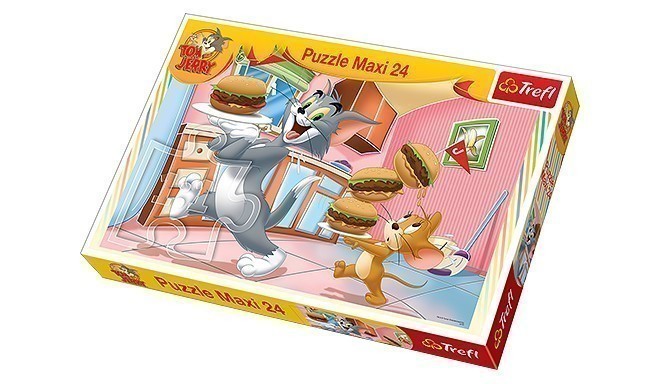 Trefl pusle Tom & Jerry Burgeritegu Maxi 24tk