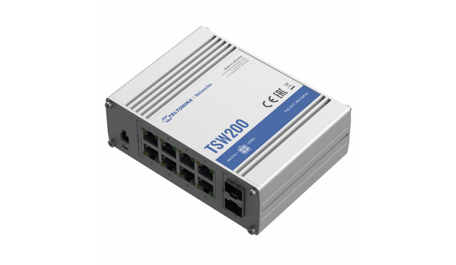 Teltonika TSW200 industrial unmanaged POE+ Ethernet switch