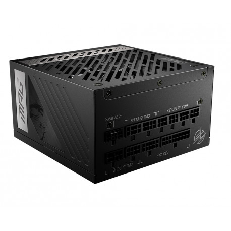 Power Supply|MSI|1000 Watts|Efficiency 80 PLUS GOLD|PFC Active|MPGA1000GPCIE5