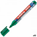 Whiteboard marker Edding 360 Rechargeable Green (10 Units)