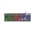 Gaming Keyboard Mars Gaming MK220 Black Black/Grey Spanish Qwerty