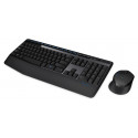 Logitech Wireless Combo MK345 Radio Transfer, PC/Mac, Keyboard, Black