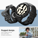 Kaitseümbris kellarihmaga Rugged Armor Pro, Samsung Galaxy Watch6 40mm, must, Spigen