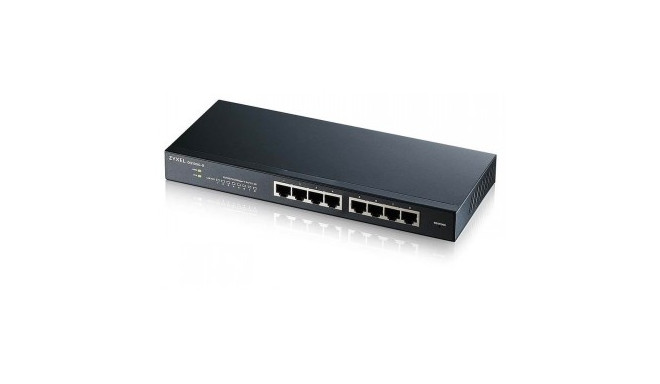 ZYXEL GS1900-8 V2, 8 PORT GBE L2 SMART SWITCH, DESKTOP, FANLESS