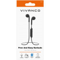 Vivanco wireless earbuds Free&Easy Earbuds, black (61737) (damaged package)