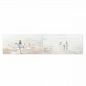 Glezna DKD Home Decor Pludmale 120 x 3,7 x 60 cm (2 gb.)