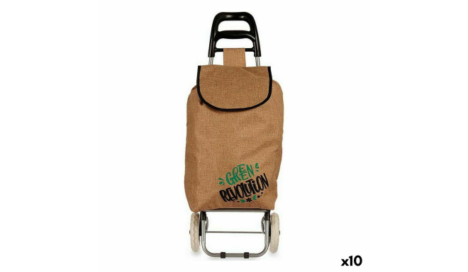 Shopping cart Brown 3,3 L 36 x 95 x 35 cm (10 Units)