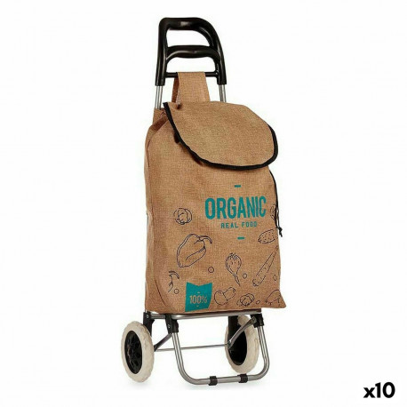 Ostukorv Kinvara Organic Pruun 3,3 L 36 x 95 x 35 cm (10 Ühikut)
