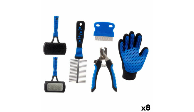 Hygiene set Mascow HL21082601 HL21082601 Blue Polyester Cloth TPR Pets (8 Units)