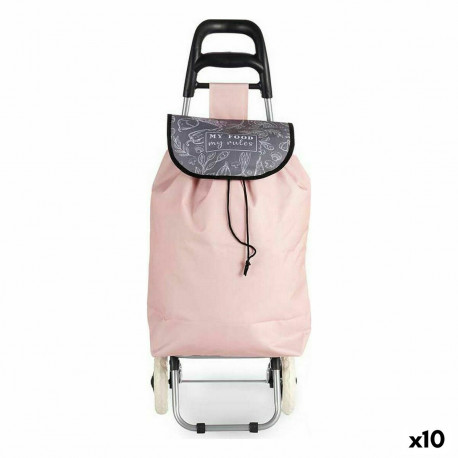 Iepirkumu ratiņi Kinvara 11820 Rozā 3,3 L 20 x 95 x 34 cm (10 gb.)