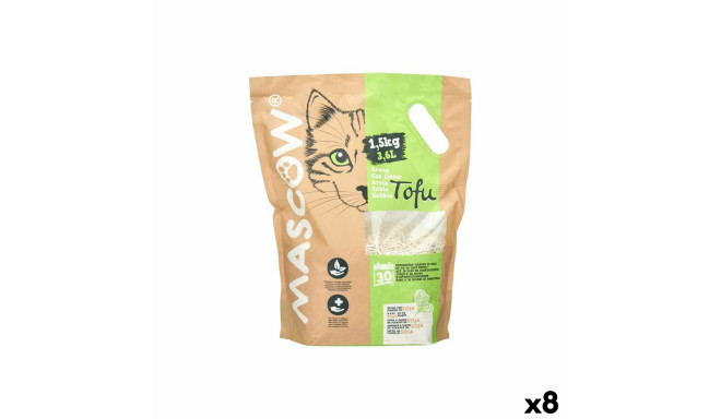 Cat Litter 1,5 Kg Soy White (8 Units)