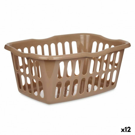 Корзина Kipit 8067-T Бежевый полипропилен 50 L 58 x 24 x 42 cm (12 штук)