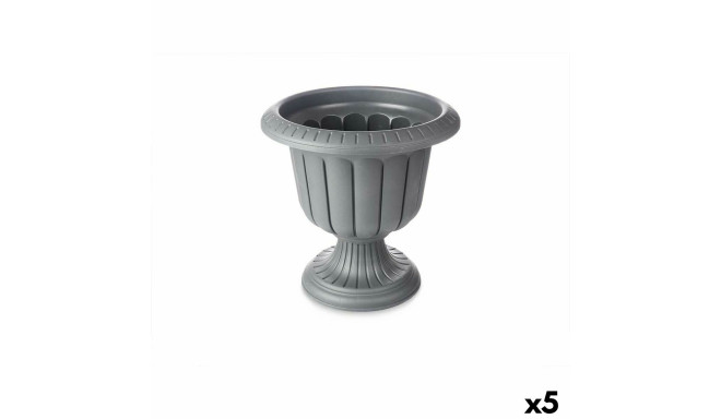 Planter Ibergarden N00202102 N00202102 Anthracite Plastic Wineglass 47,6 x 47 x 47,4 cm (5 Units)