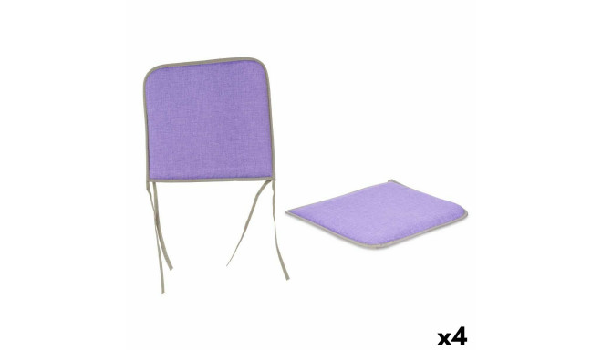 Chair cushion 38 x 2,5 x 38 cm (4 Units)