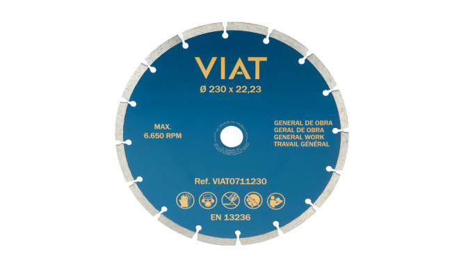 Cutting disc Viat 0711230 Masonry/Works Dry Ø 230 x 3 x 22,2 mm