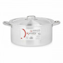 Casserole with lid Silver Aluminium 12,5 L (3 Units)