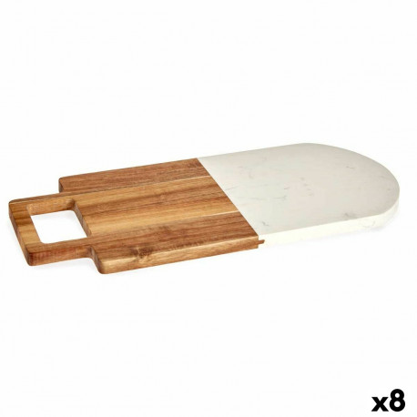 Cutting board Kinvara 78372 78372 White 18 x 1,5 x 38 cm (8 Units)