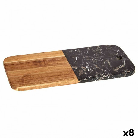 Cutting board Kinvara 78375 78375 Black 18 x 1,5 x 38 cm (8 Units)