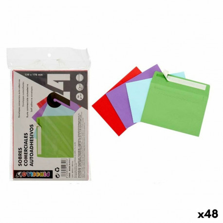 Envelopes Pincello 12X17-24 12X17-24 Multicolour Paper 12 x 1 x 17,5 cm 120 x 176 mm (48 Units)