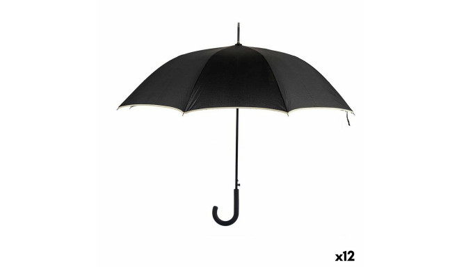 Umbrella Black Cream Metal Fibre 95 x 95 x 86 cm (12 Units)