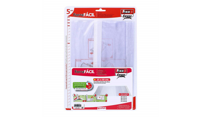 Kleepuv raamatukaas Grafoplas Läbipaistev PVC 5 Ühikut 31 x 53 cm