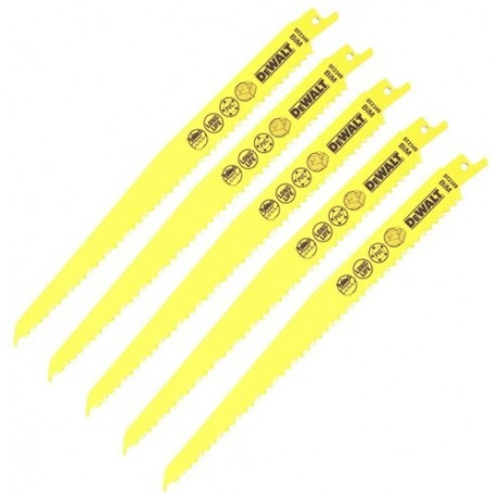 DEWALT SABER EDGE. 228x4.2mm S1111VF /5pcs.