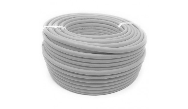 Techly ITP8-FLU-0100 networking cable Grey 100 m Cat5e U/UTP (UTP)