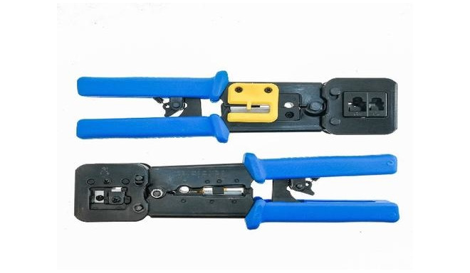 Lanberg NT-0204 cable crimper Crimping tool Black, Blue