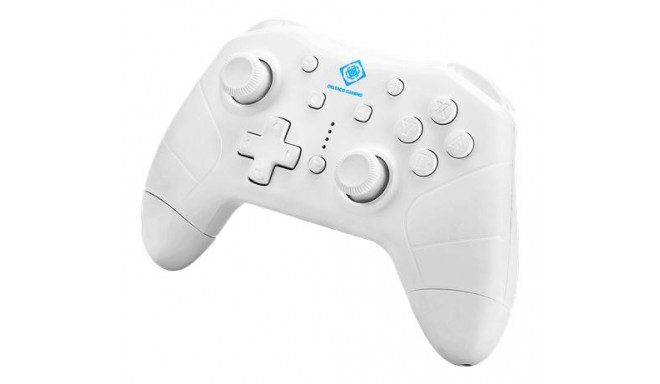 Deltaco GAM-103-W Gaming Controller White Bluetooth/USB Gamepad Analogue Android, Nintendo Switch, P