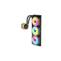 Corsair H150I Processor Liquid сooling kit 12 cm Black