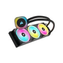 Corsair H150I Processor Liquid сooling kit 12 cm Black