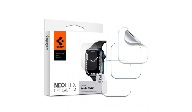 FOLIA OCHRONNA SPIGEN NEO FLEX 3-PACK APPLE WATCH 4 / 5 / 6 / 7 / 8 / 9 / SE (40 / 41 MM) CLEAR