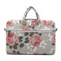 Canvaslifes laptop case 15-16", white rose