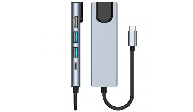 Tech-Protect USB hub 5in1, hall