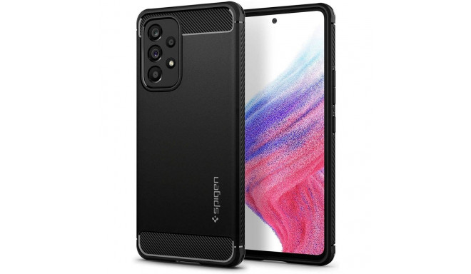 Spigen kaitseümbris Rugged Armor Samsung Galaxy A53 5G, matt must