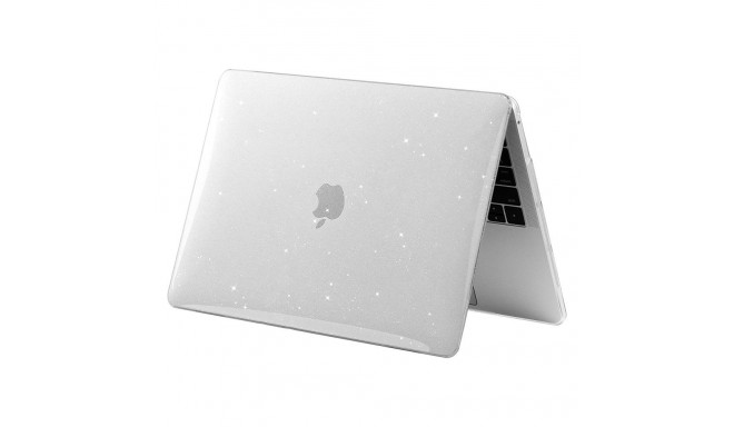 TECH-PROTECT SMARTSHELL MACBOOK AIR 13 M2 / M3 / 2022-2024 GLITTER CLEAR