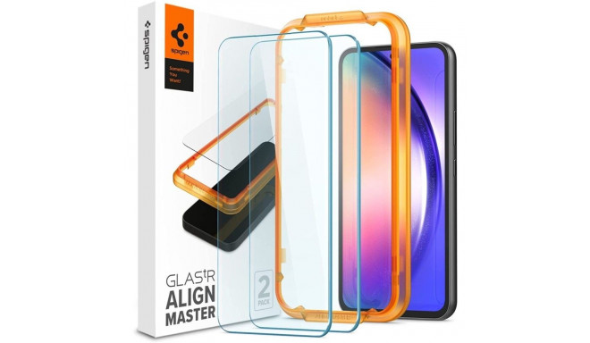 SZKŁO HARTOWANE SPIGEN ALM GLAS.TR 2-PACK GALAXY A54 5G CLEAR