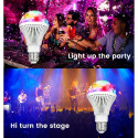 Disco LED bulb Mini Party light RGB rotating E27 LBCRL