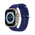 DuxDucis kellarihm Ocean Wave Apple Watch 38/40/41mm, sinine