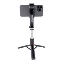Combo selfie stick with tripod and remote control bluetooth black SSTR-13