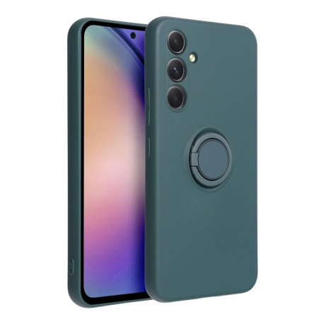 Case for Samsung A54 5G Silicone Ring green
