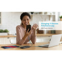Power Bank VEGER T100 - 20 000mAh LCD Quick Charge PD 65W black (for laptop also) (W2032C-100)