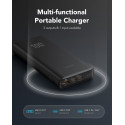 Power Bank VEGER T100 - 20 000mAh LCD Quick Charge PD 65W black (for laptop also) (W2032C-100)